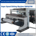 CPP CPE Plastic film slitting and rewind machine